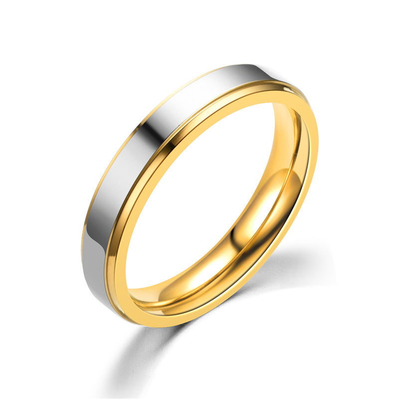 Gold matching rings for couples