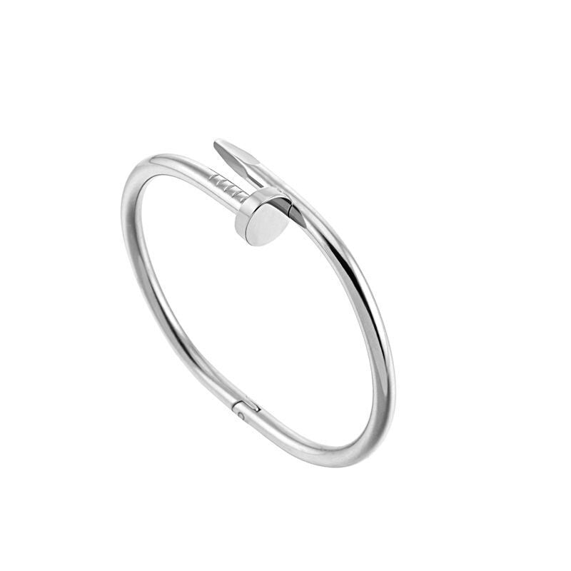 Silver bracelet design for girl simple