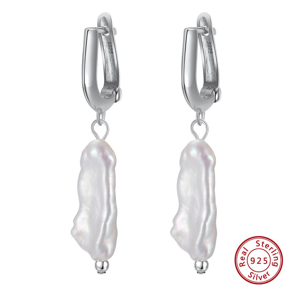 aquamarine pearl earrings