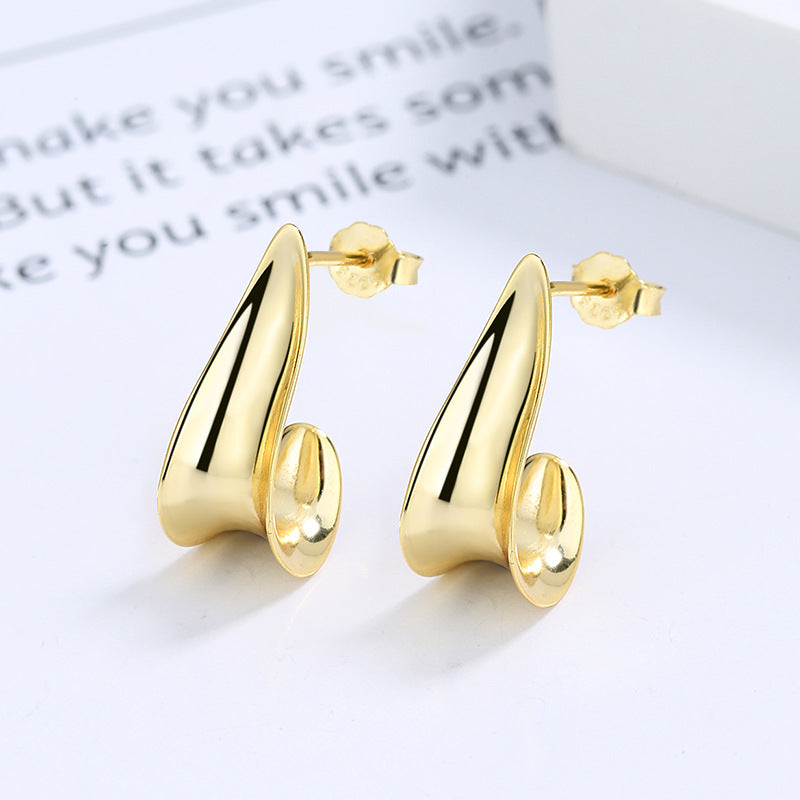 S925 Twisted Stud Earrings™ - Jewelry Bay Store