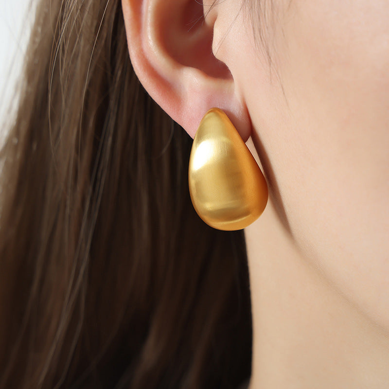 Gold Plated Raindrop Ear Studs Earring™ - Jewelry Bay Store