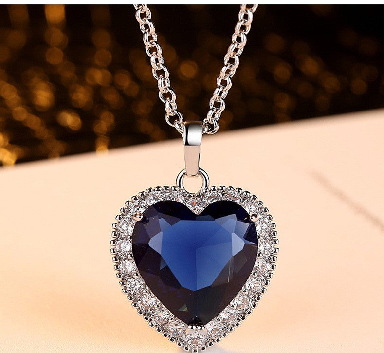 Blue Lagoon Heart Necklace™ - Jewelry Bay Store