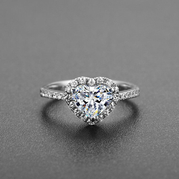 Gentle Heart Engagement Ring - Jewelry Bay Store