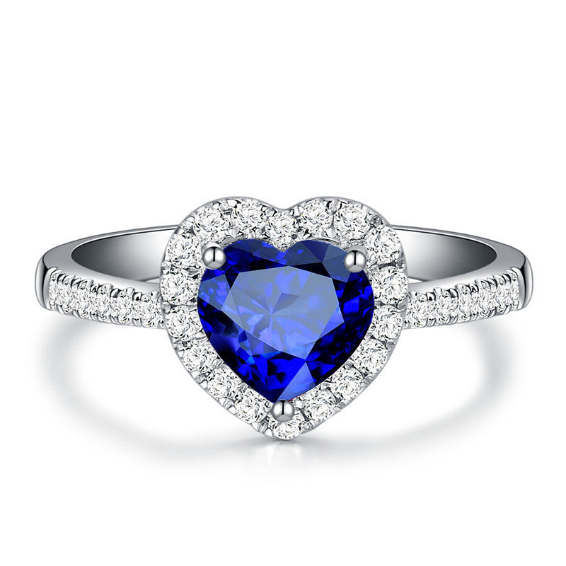 Deep Sea Heart Sapphire Ring™ - Jewelry Bay Store