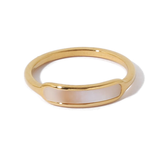 Natural Mother-Of-Pearl Shell Ring™ - Jewelry Bay Store