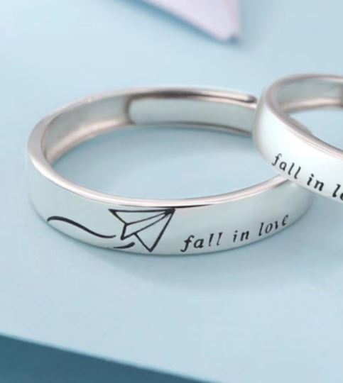 Paper Airplane Lover Rings™ - Jewelry Bay Store