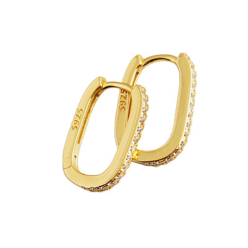 22K Gold Hoop Earrings