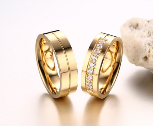 Troop stones couple rings™ - Jewelry Bay Store