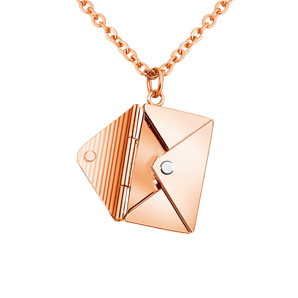 Postal pouch gold necklace™ - Jewelry Bay Store