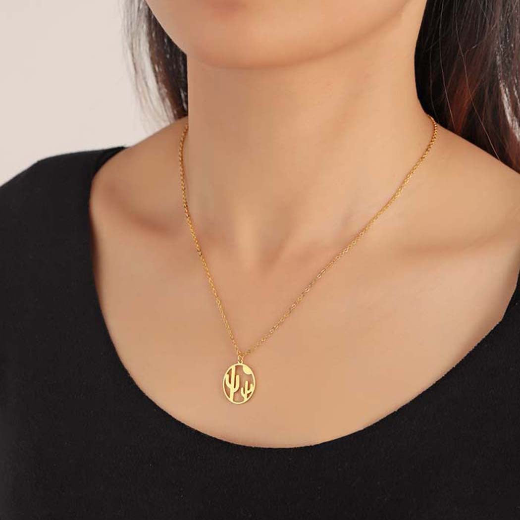 Desert Cactus leave Necklace™ - Jewelry Bay Store