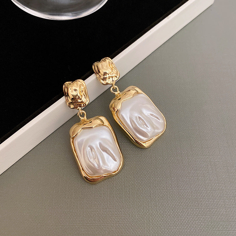 Medieval Pleated Baroque Pearl Earrings™ - Jewelry Bay Store