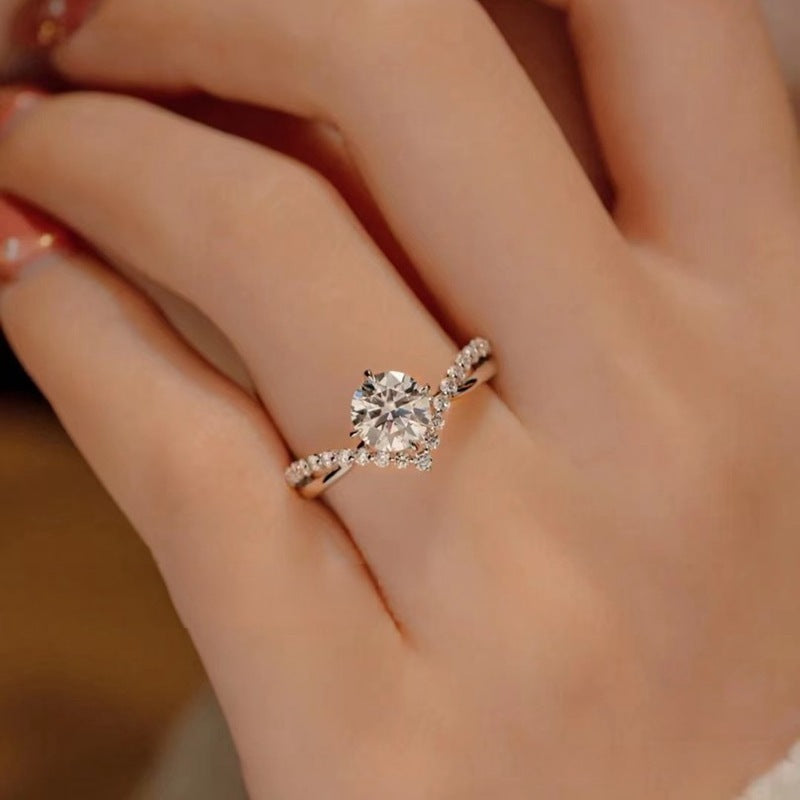 Voguey Moissanite Ring - Jewelry Bay Store