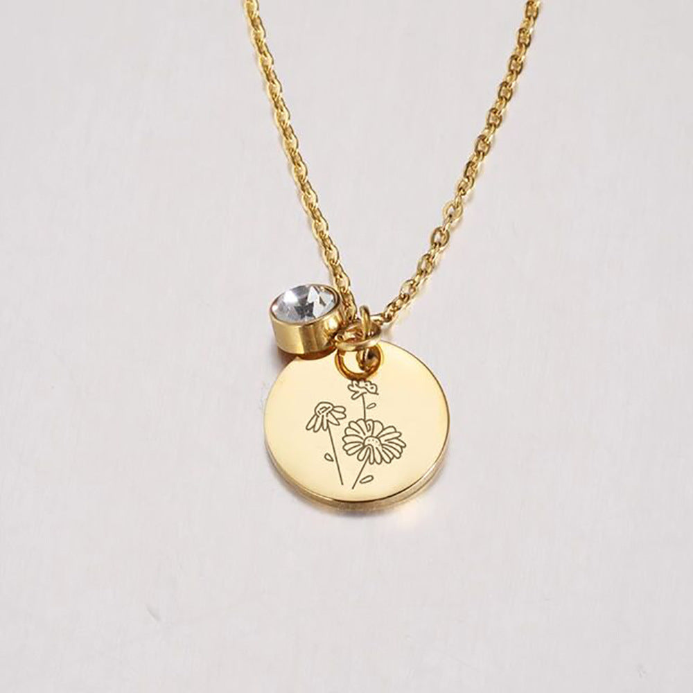 Zodiac Sign Birthday Stone Necklace™ - Jewelry Bay Store