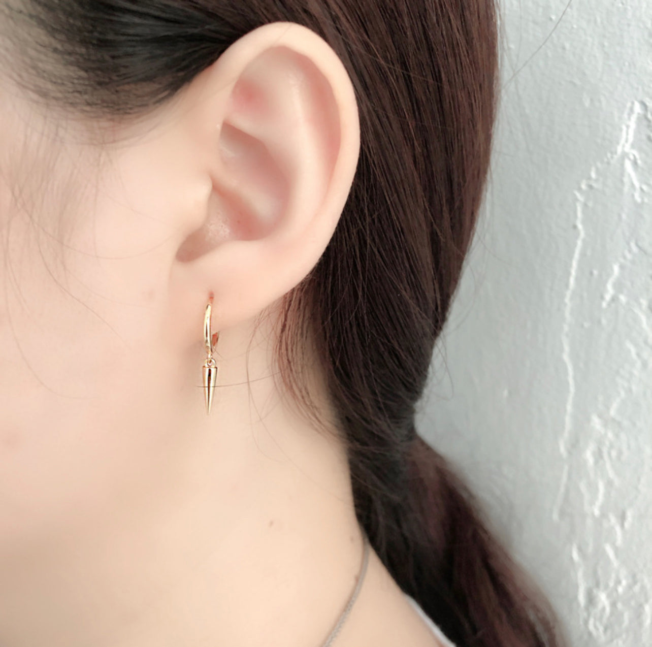 Minimalist Spikes Dangle Drop Hoop Earrings™ - Jewelry Bay Store