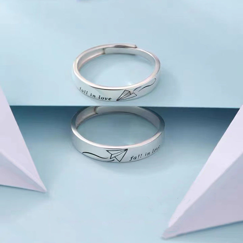 Paper Airplane Lover Rings™ - Jewelry Bay Store