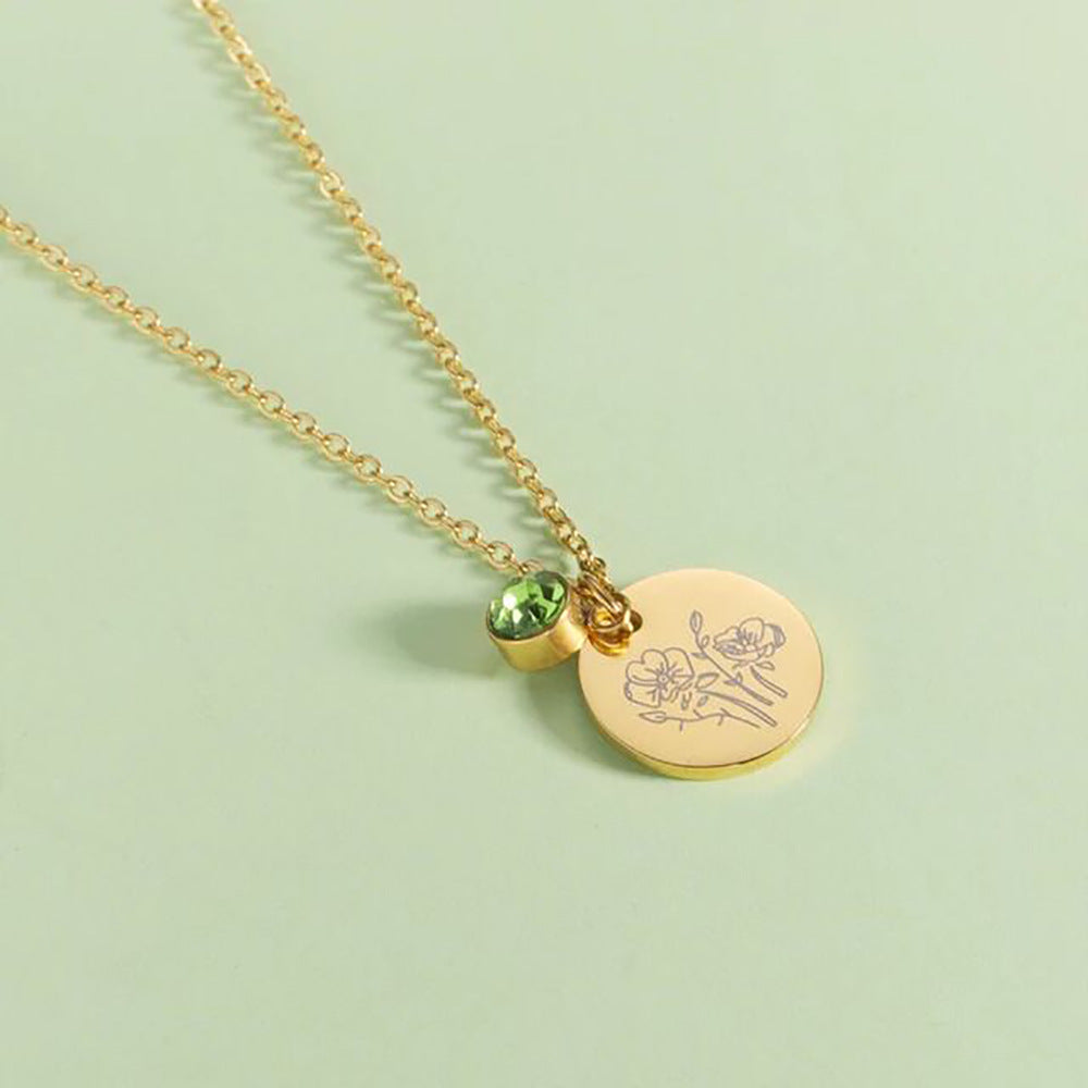 Zodiac Sign Birthday Stone Necklace™ - Jewelry Bay Store