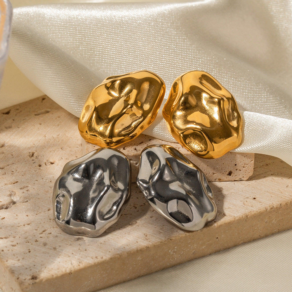 Artisan Forged Stud Earrings - Jewelry Bay Store