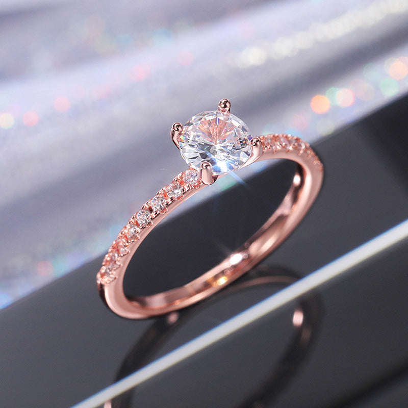 Minimalist Zircon Wedding Engagement Ring™ - Jewelry Bay Store