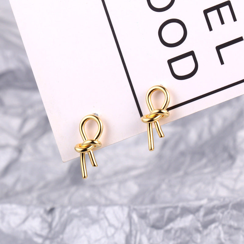 Bow Knotted Earrings - Jewelry Bay Store