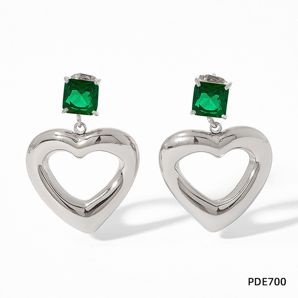 Heart-shaped Luxury Exaggerated Earrings™ - Jewelry Bay Store