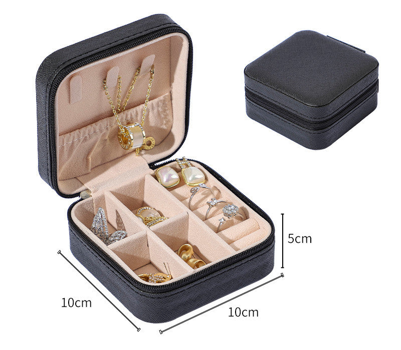Best women's mini travel jewelry case with zipper