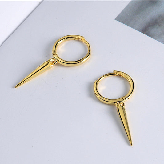 Minimalist Spikes Dangle Drop Hoop Earrings™ - Jewelry Bay Store