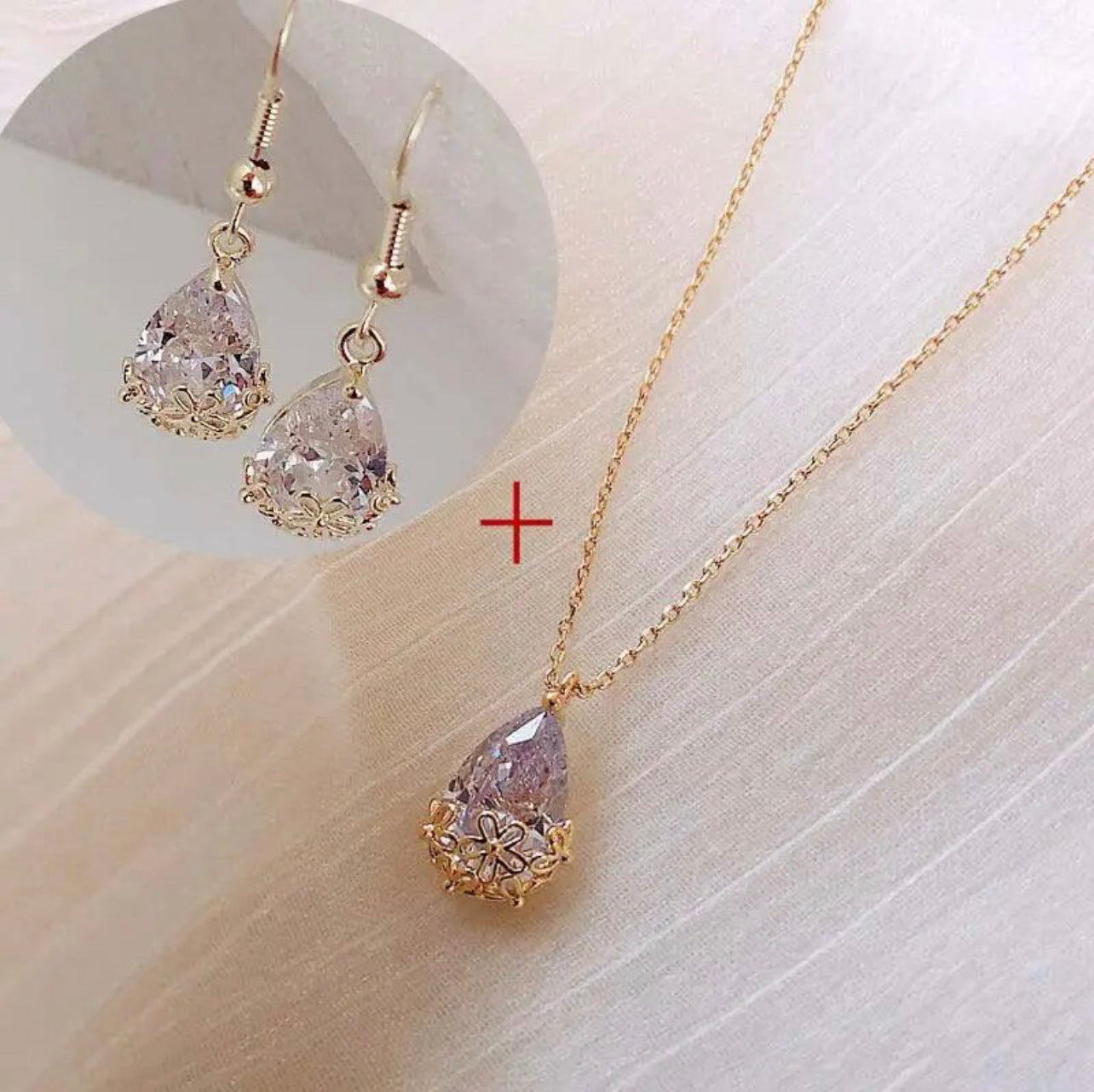 Crystal Rain Drop Necklace™ - Jewelry Bay Store