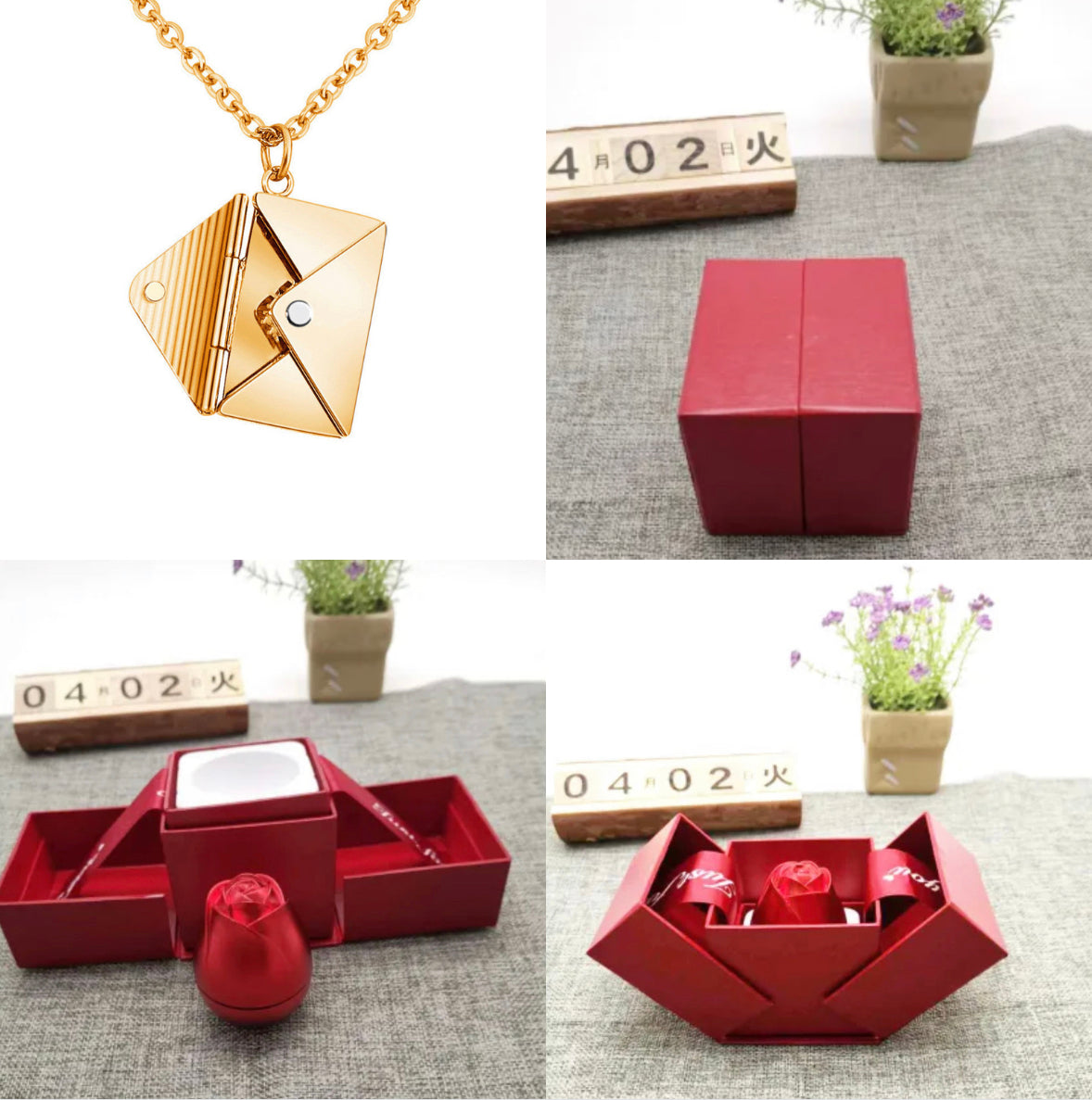 Postal pouch gold necklace™ - Jewelry Bay Store