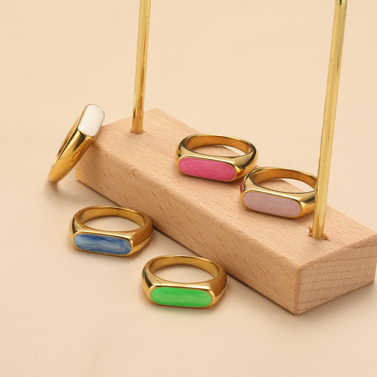 Multi-Color Gold-plated Non-fading Ring™ - Jewelry Bay Store