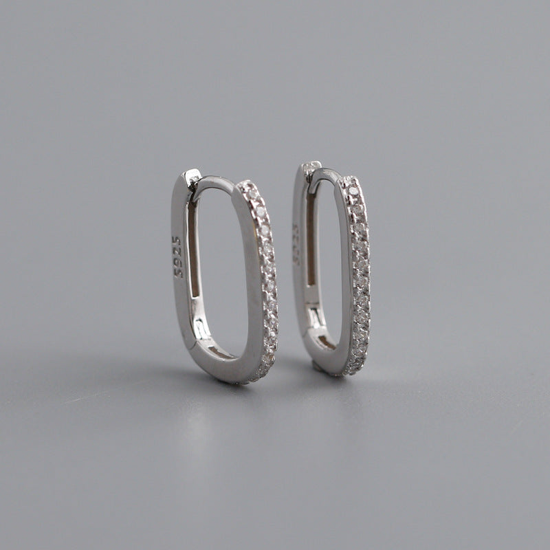 Silver Hoop Earrings for Women