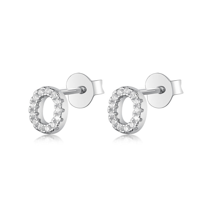 S925 Pure Silver 24 Letters Stud earrings™ - Jewelry Bay Store