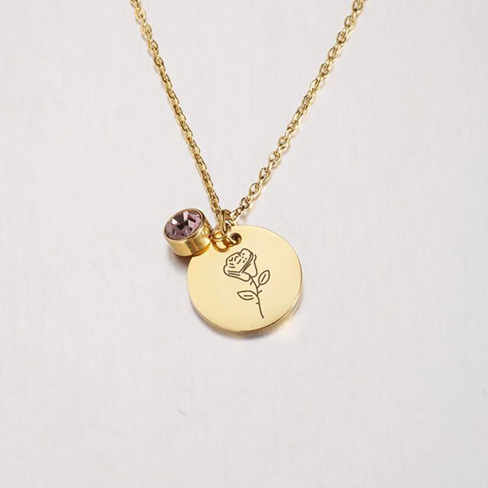 Zodiac Sign Birthday Stone Necklace™ - Jewelry Bay Store