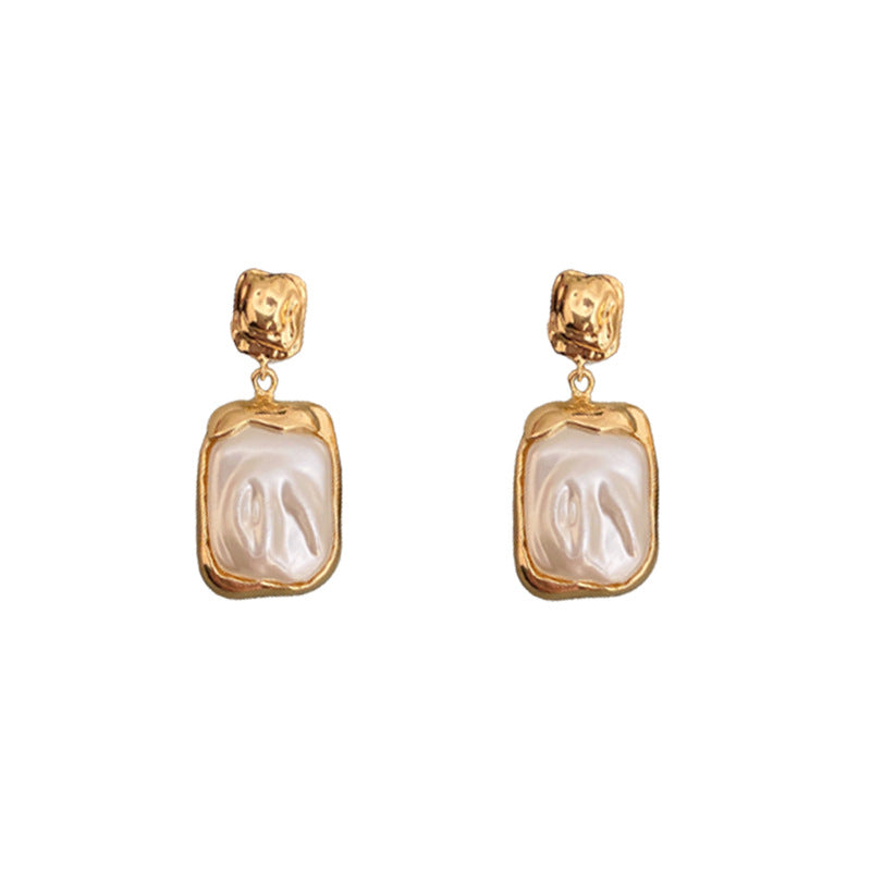 Medieval Pleated Baroque Pearl Earrings™ - Jewelry Bay Store