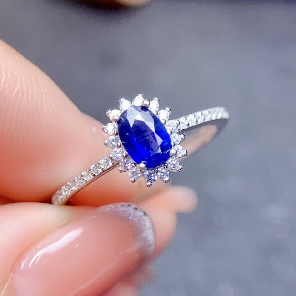 S925 Natural Sapphire Ring™ - Jewelry Bay Store