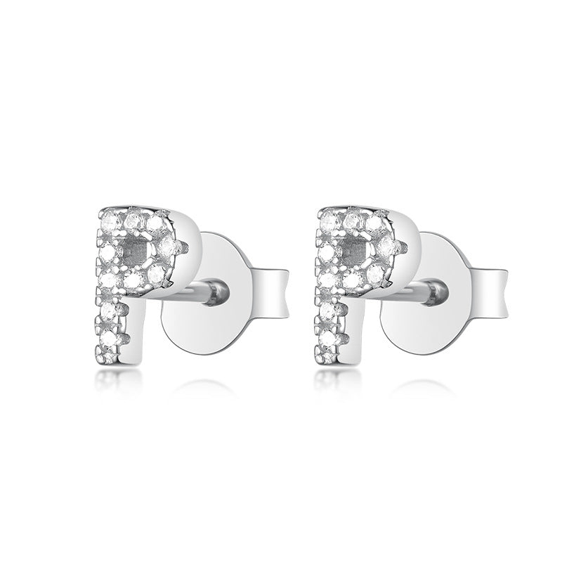 S925 Pure Silver 24 Letters Stud earrings™ - Jewelry Bay Store