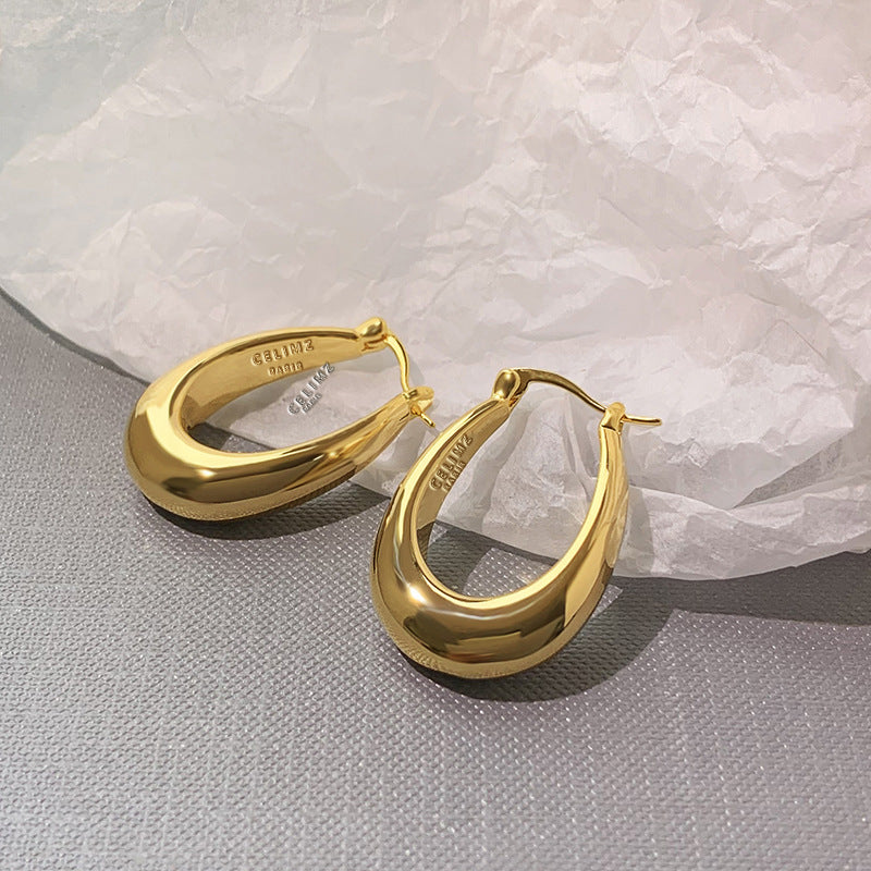 High-end French Vintage hoop Earrings™ - Jewelry Bay Store