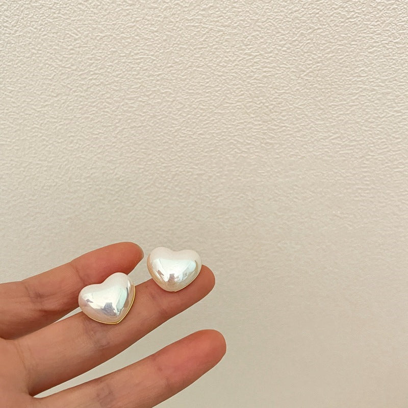 Pearl Love Shaped Earrings™ - Jewelry Bay Store