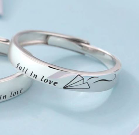 Paper Airplane Lover Rings™ - Jewelry Bay Store