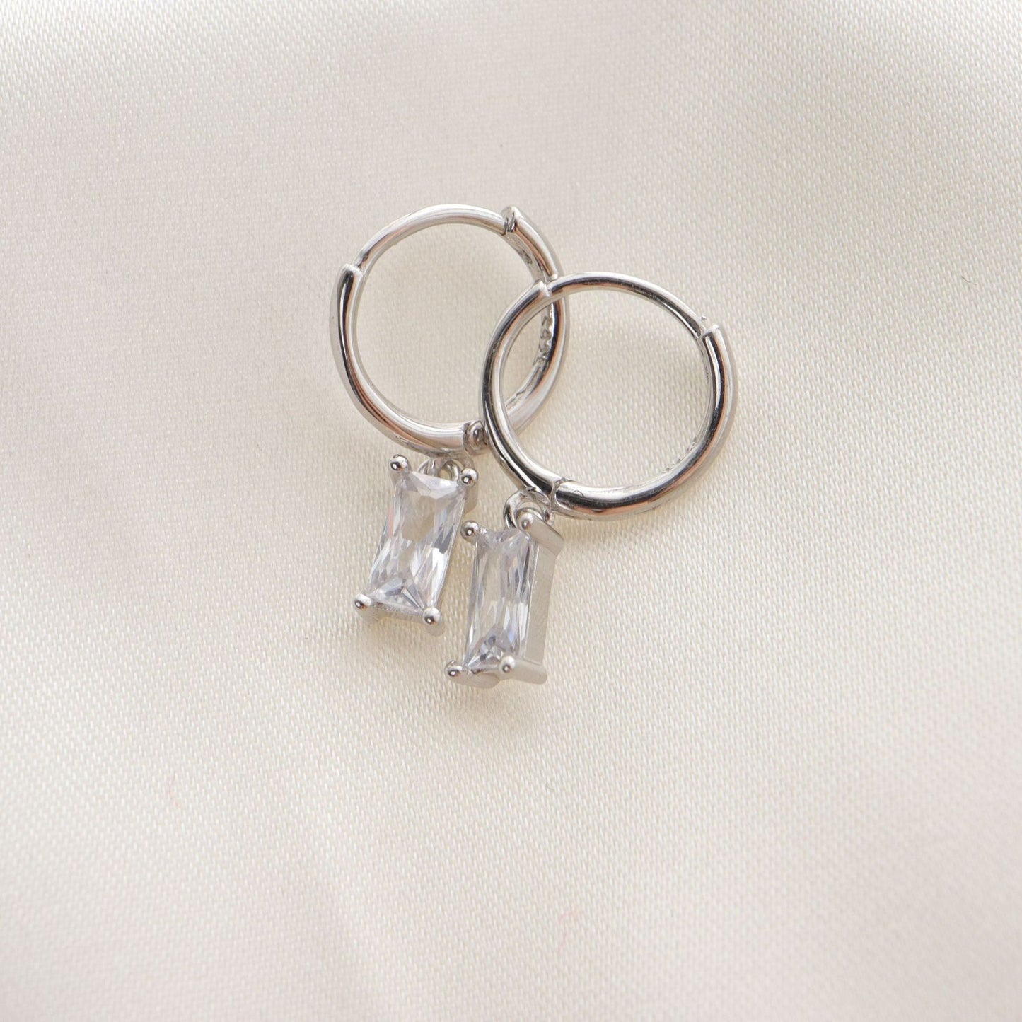 S925 dainty zircon dangling gold earrings™ - Jewelry Bay Store